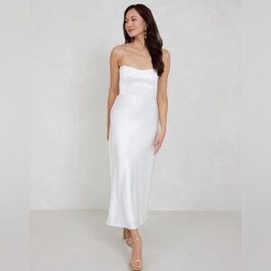Park & Fifth Brodie White Dress -Sz Medium